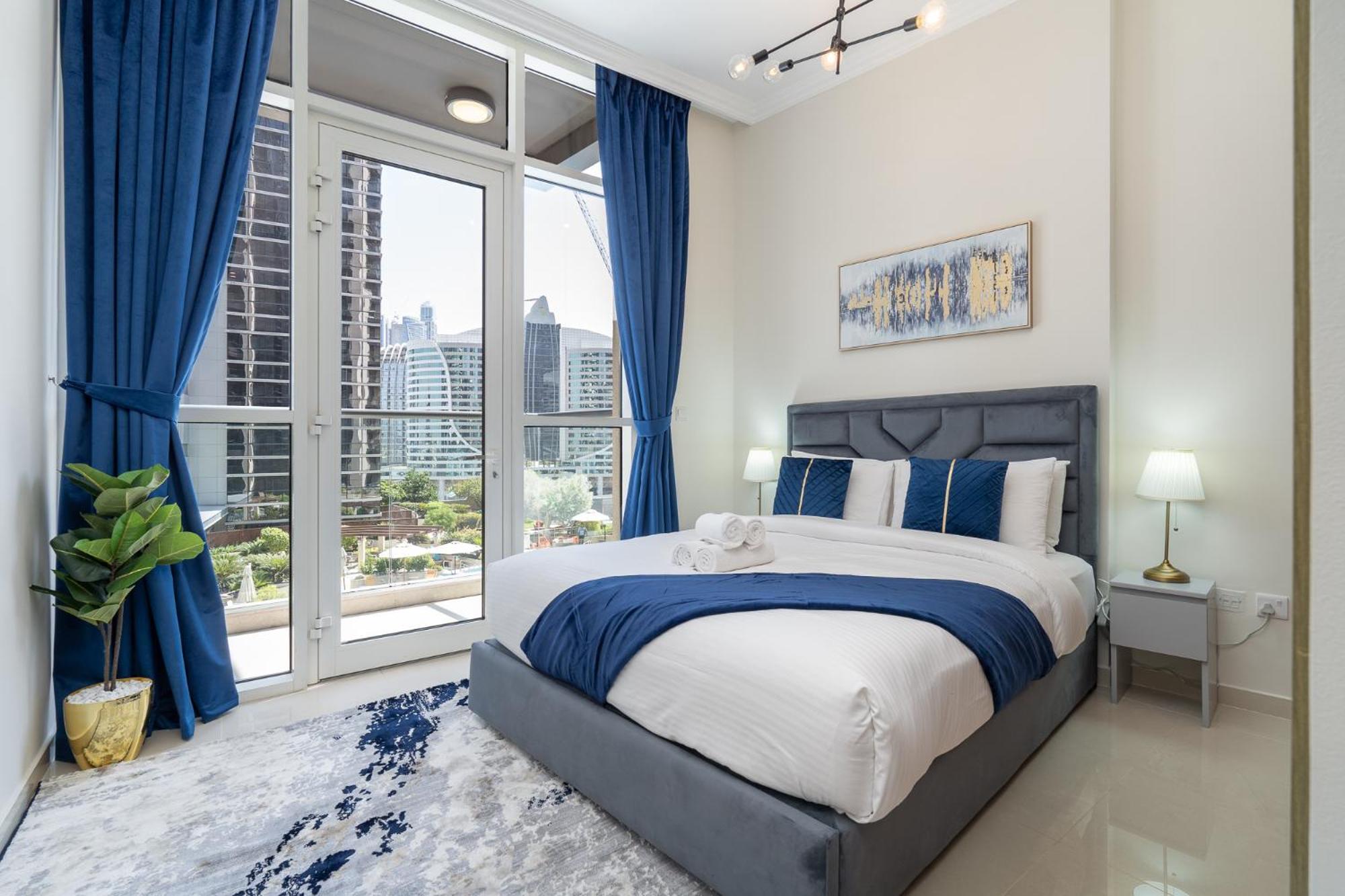 Dunya Tower Luxury And 2 Min Walk To Dubai Mall And Burj Khalifa In Heart Of Downtown 외부 사진